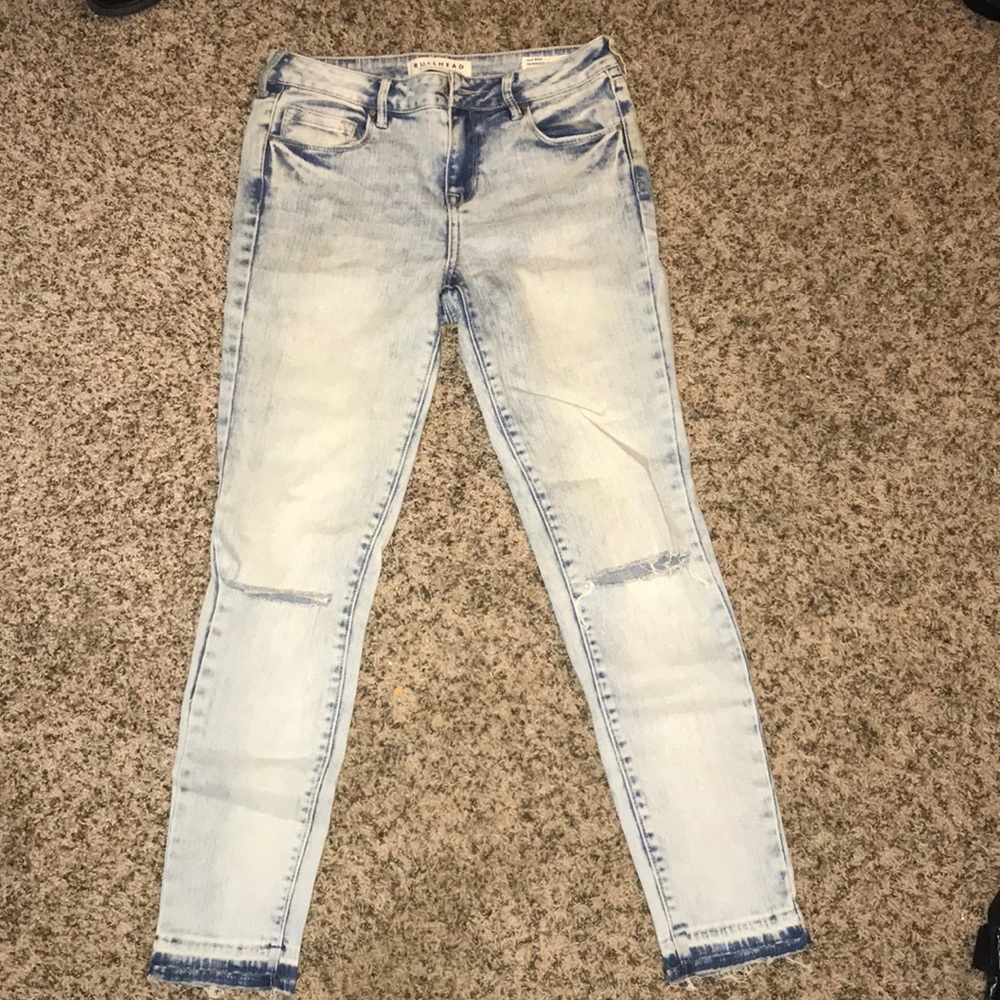 Acid washed almost brand new jeans